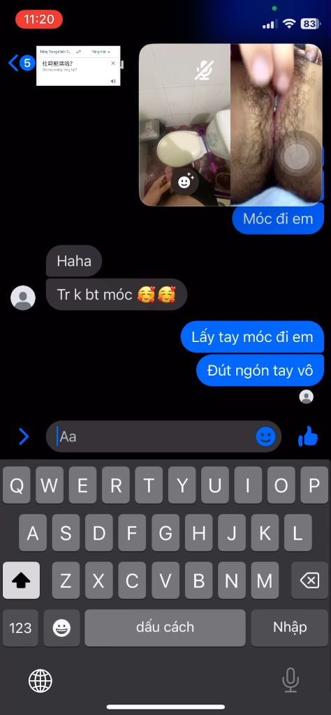Chat xxx với em non tơ k11